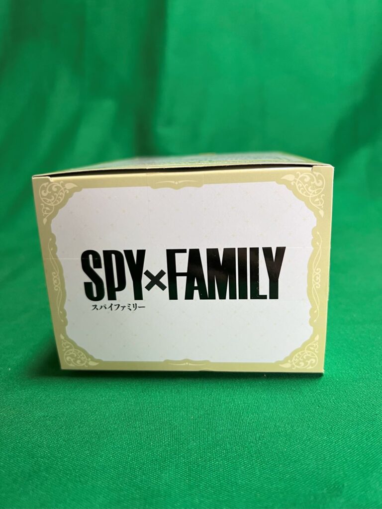 SPY×FAMILY（スパイファミリー） プレミアムフィギュア アーニャ・フォージャー パーティ プライズフィギュアの外箱上面画像。