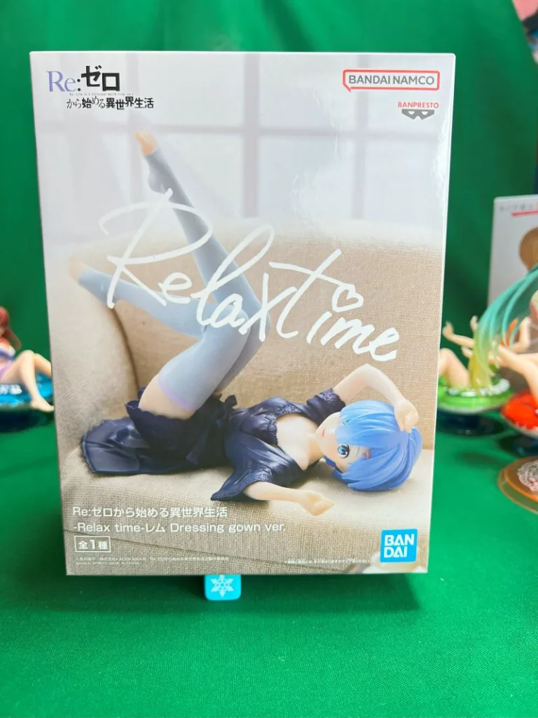 Re:ゼロから始める異世界生活 -Relax time-レム Dressing gown ver.プライズフィギュア開封レビュー画像